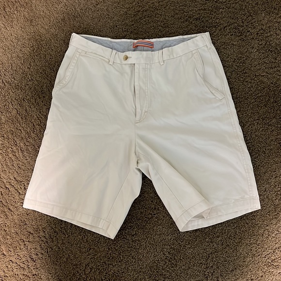 Peter Millar Shorts Peter Millar Mens Golf White Shorts Poshmark